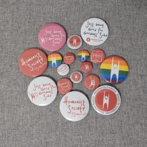 Humanist Button Badge